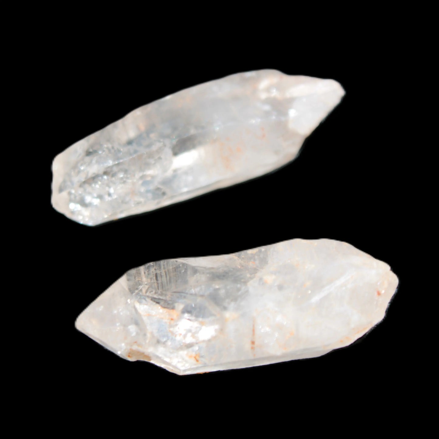 Two Fenster skeletal Enhydro crystals with hydrocarbons selections 5-16g Rocks and Things Store