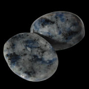 Two Sodalite cabochons 4.5g in sunshine- Rocks and Things Store