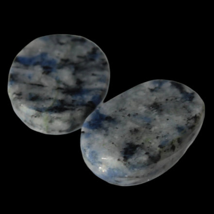 Two Sodalite cabochons 4.5g in sunshine- Rocks and Things Store