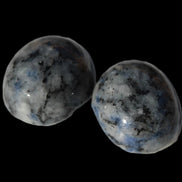 Two Sodalite cabochons 4.5g in sunshine- Rocks and Things Store