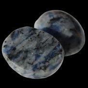 Two Sodalite cabochons 4.5g in sunshine- Rocks and Things Store