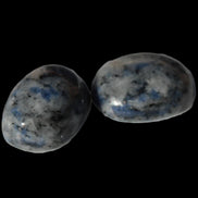 Two Sodalite cabochons 4.5g in sunshine- Rocks and Things Store