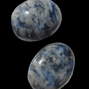 Two Sodalite polished cabochons 6.6-7.2g in sunlight -  Rocks and Things Store