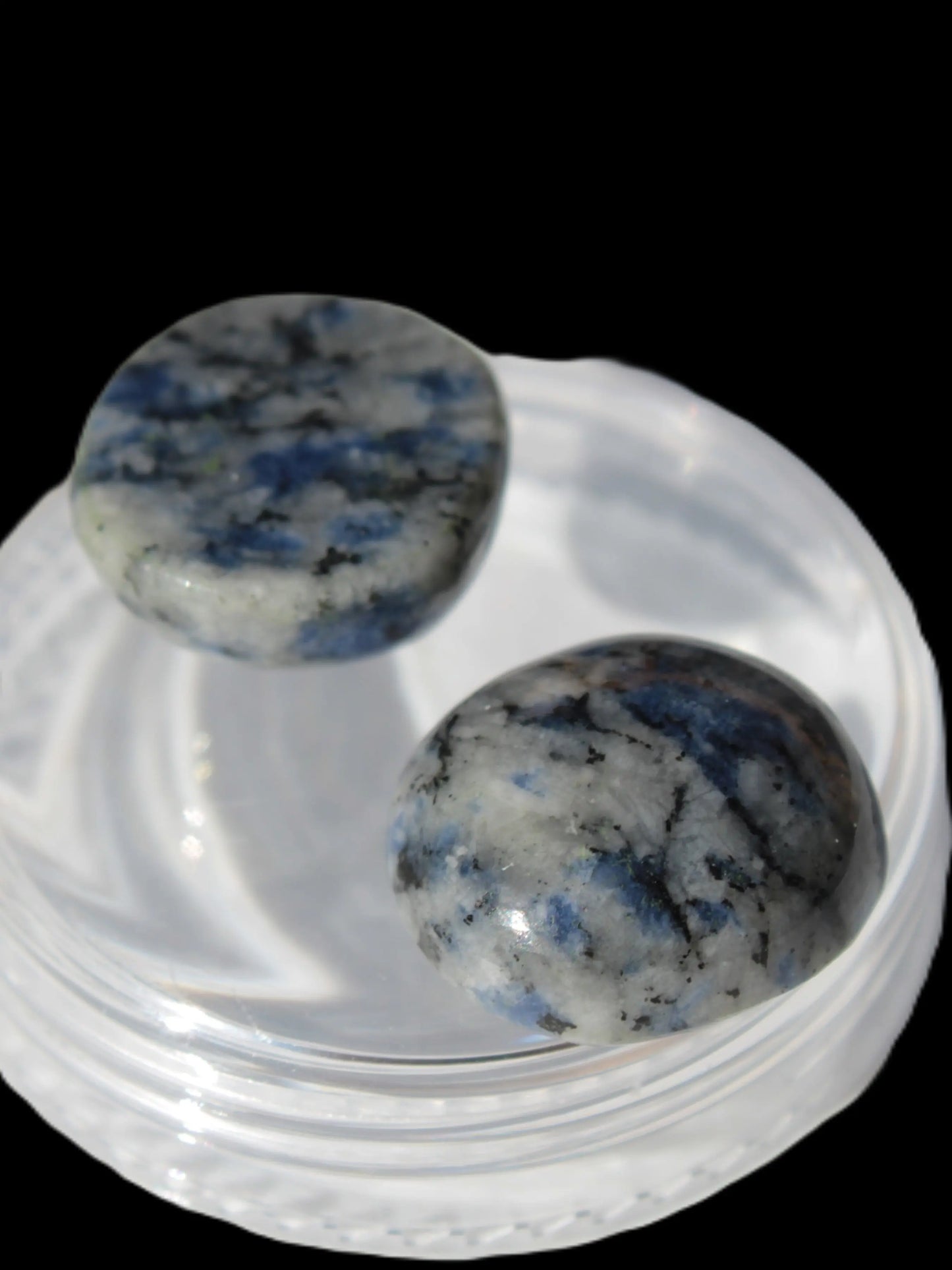 Two Sodalite polished cabochons 6.6-7.2g Rocks and Things