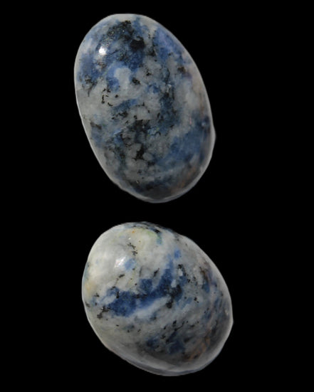 Two Sodalite polished cabochons 6.6-7.2g in sunlight -  Rocks and Things Store