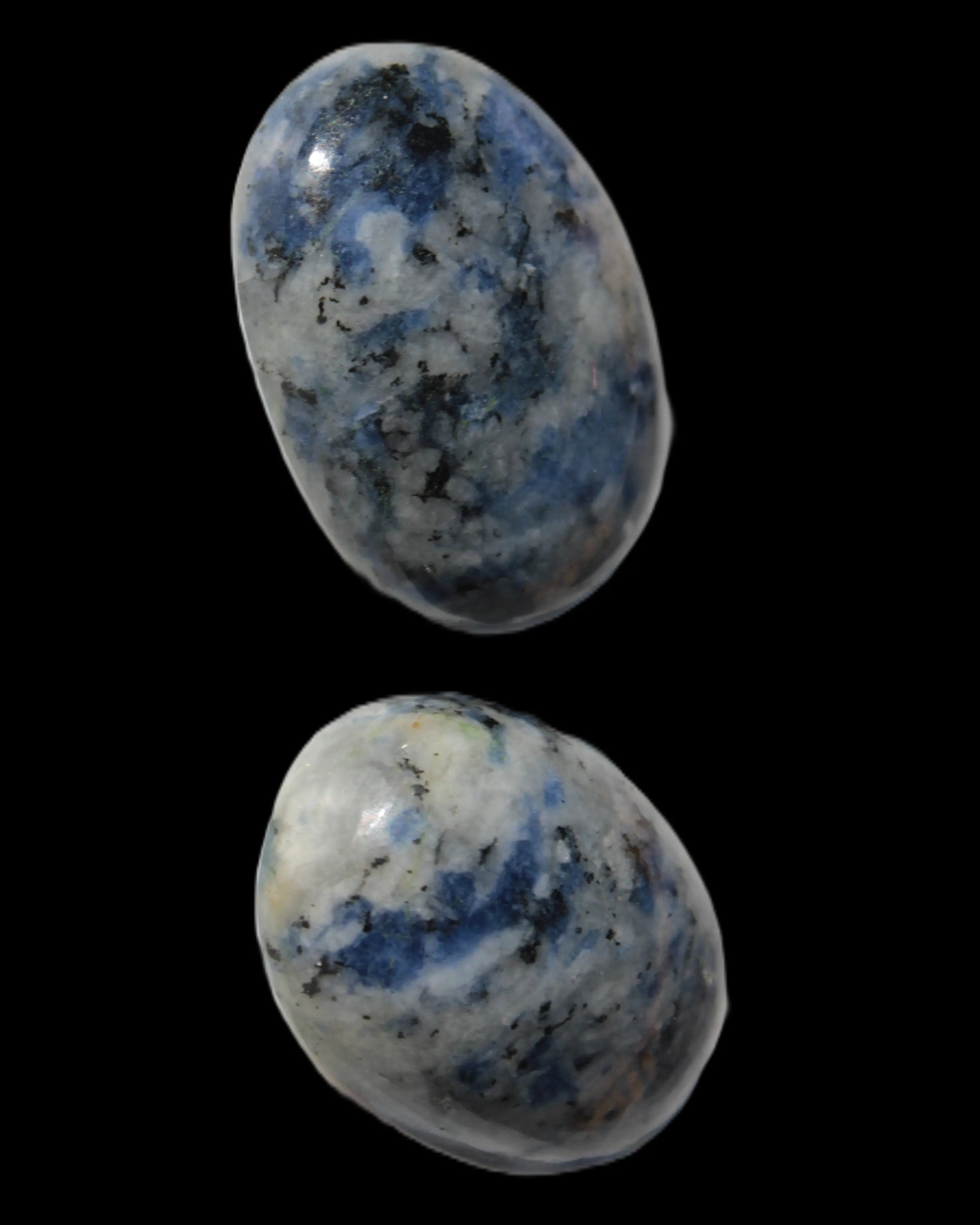Two Sodalite polished cabochons 6.6-7.2g in sunlight -  Rocks and Things Store