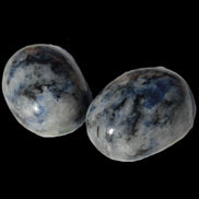 Two Sodalite polished cabochons 6.6-7.2g in sunlight -  Rocks and Things Store