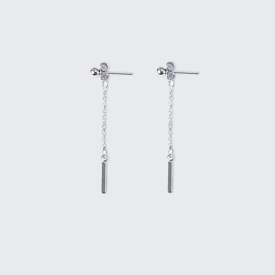 Two-Way Chain earrings in sunlight - Rocks and Things Store