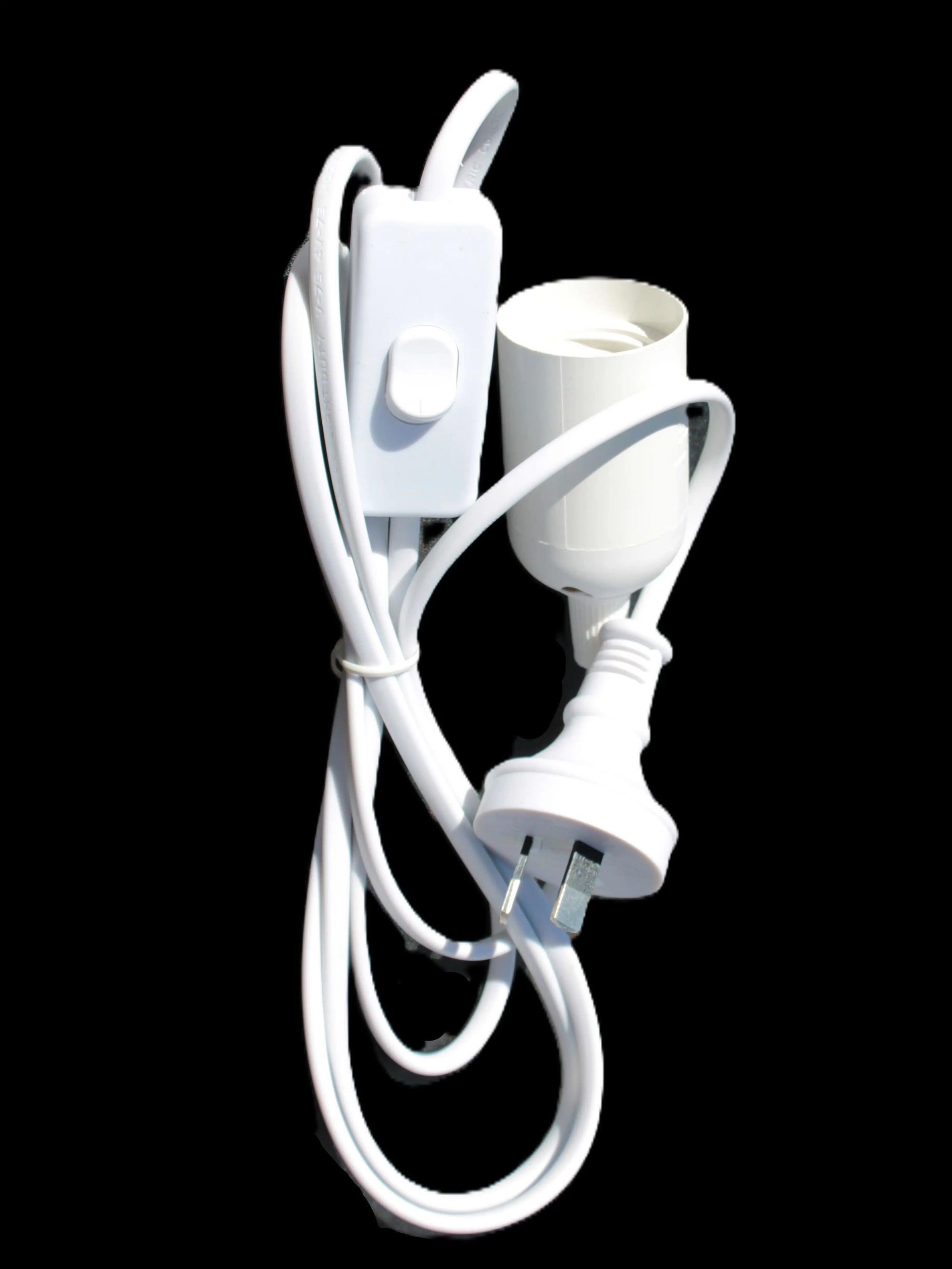 UV Light Bulb 12W E27 Base, UVA Level 385-400nm with switched E27 Cable Cord Holder Socket AC AU Power Plug, 1.8M Rocks and Things Store