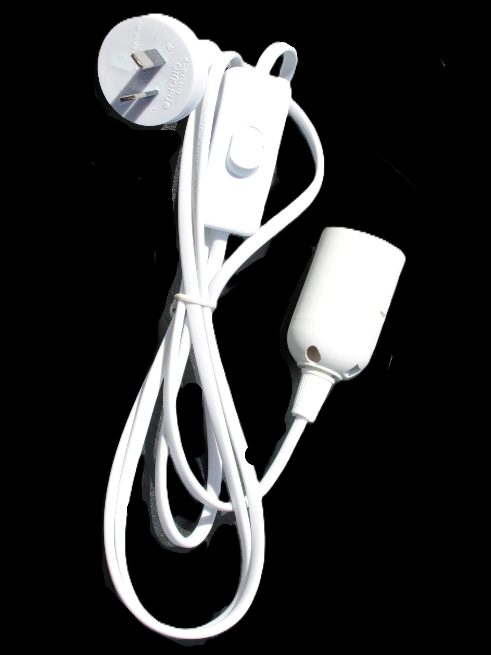 UV Light Bulb 12W E27 Base, UVA Level 385-400nm with switched E27 Cable Cord Holder Socket AC AU Power Plug, 1.8M Rocks and Things Store