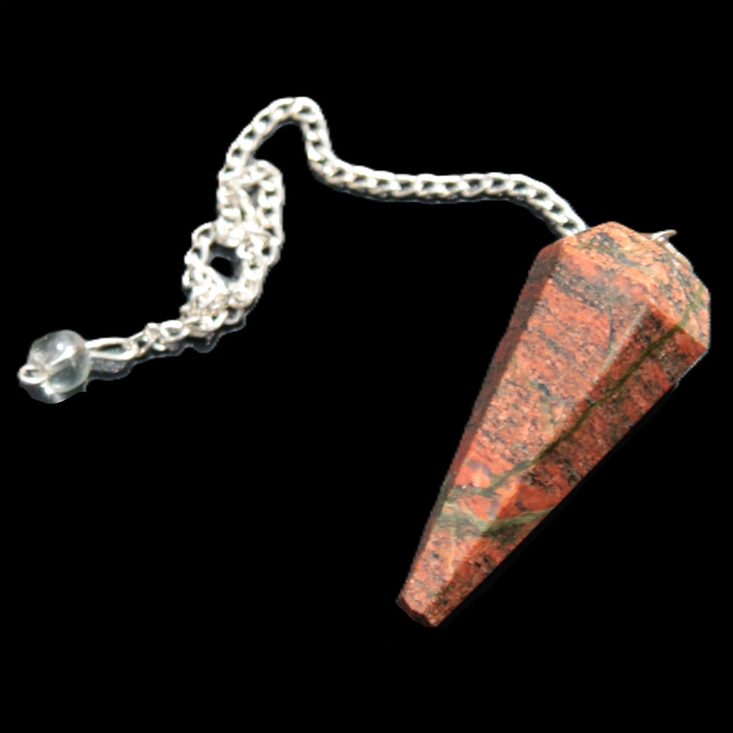 Unakite dowsing pendulum 17.7g Rocks and Things Store