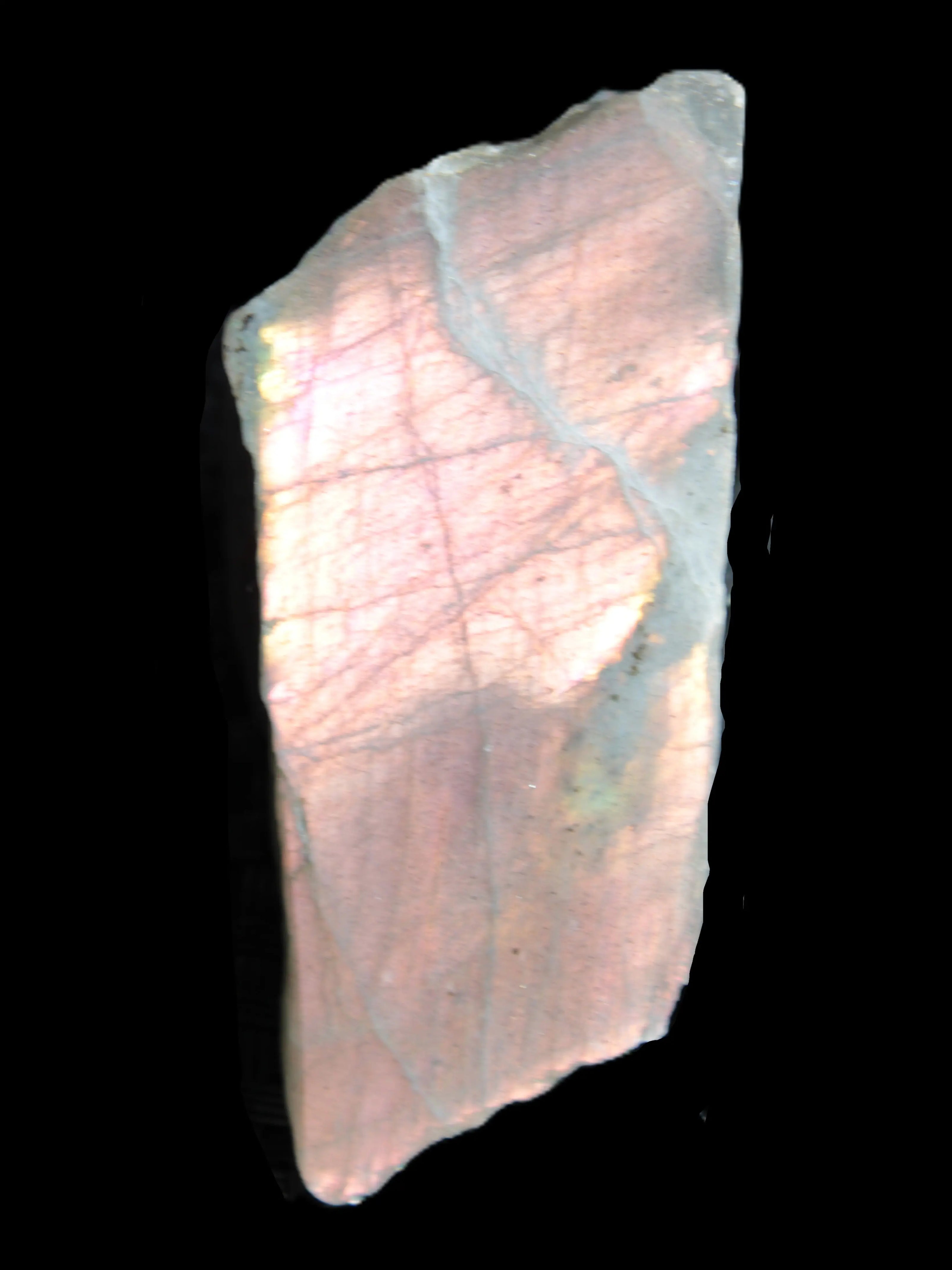 Violet flash Labradorite rough and polished 47g Rocks and Things