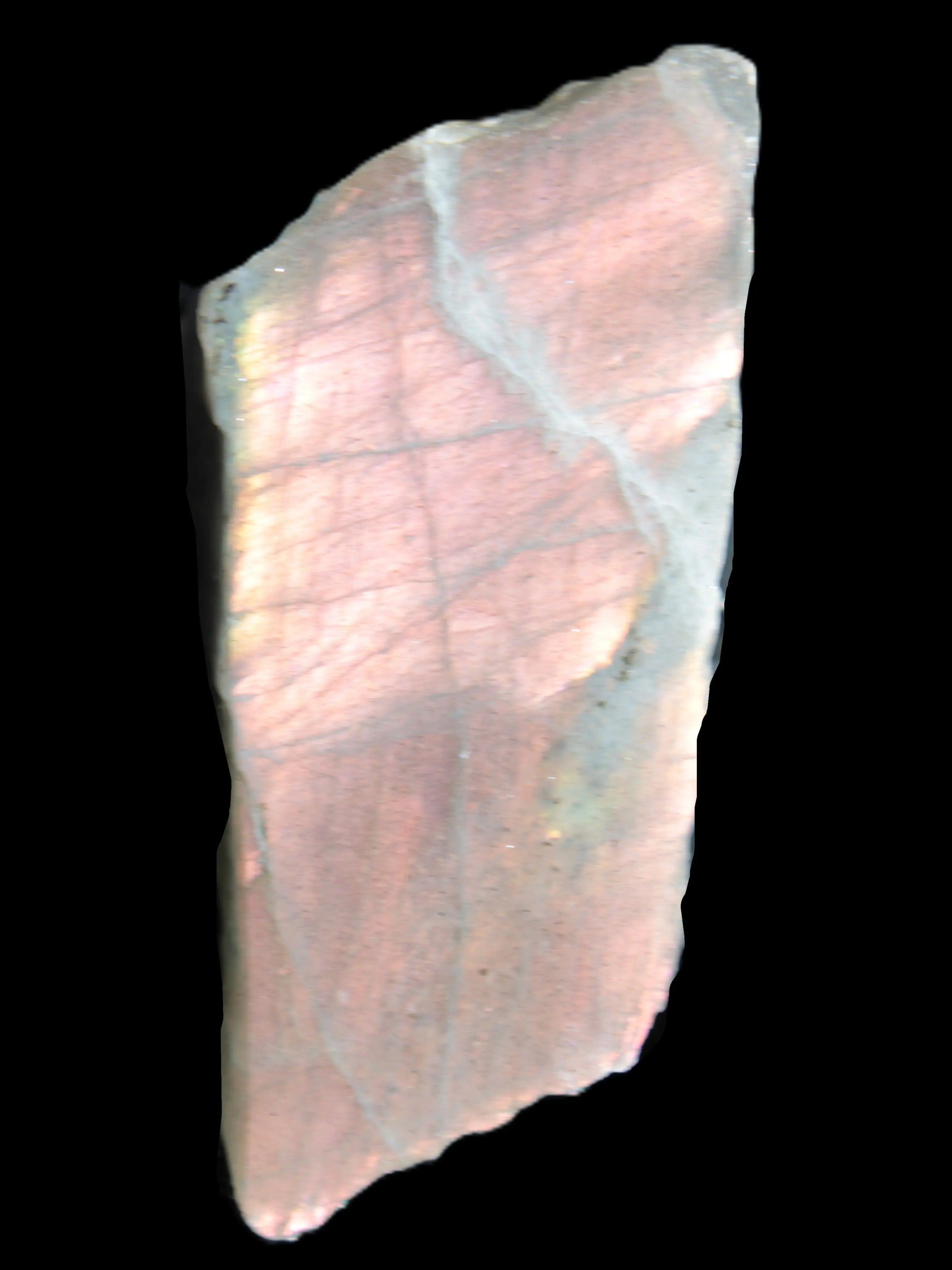 Violet flash Labradorite rough and polished 47g Rocks and Things
