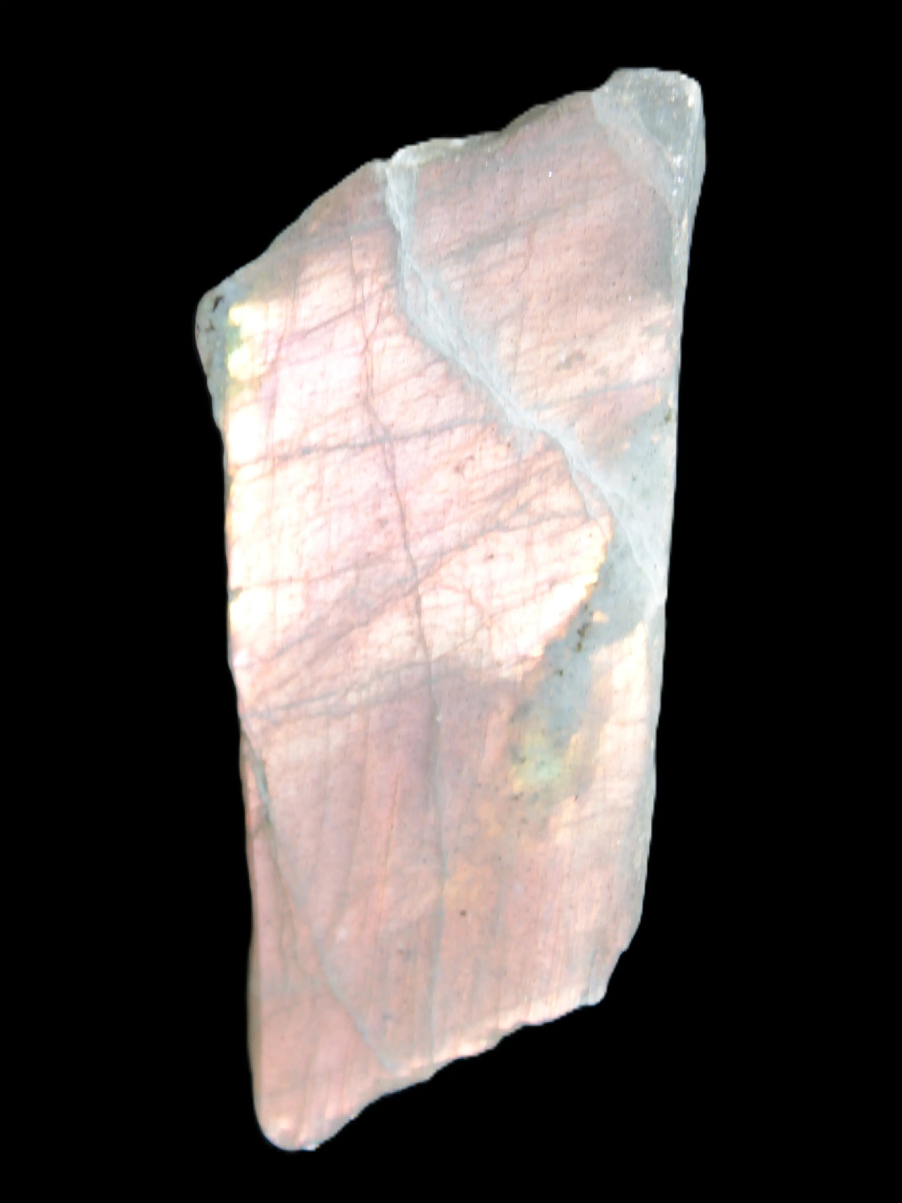 Violet flash Labradorite rough and polished 47g Rocks and Things