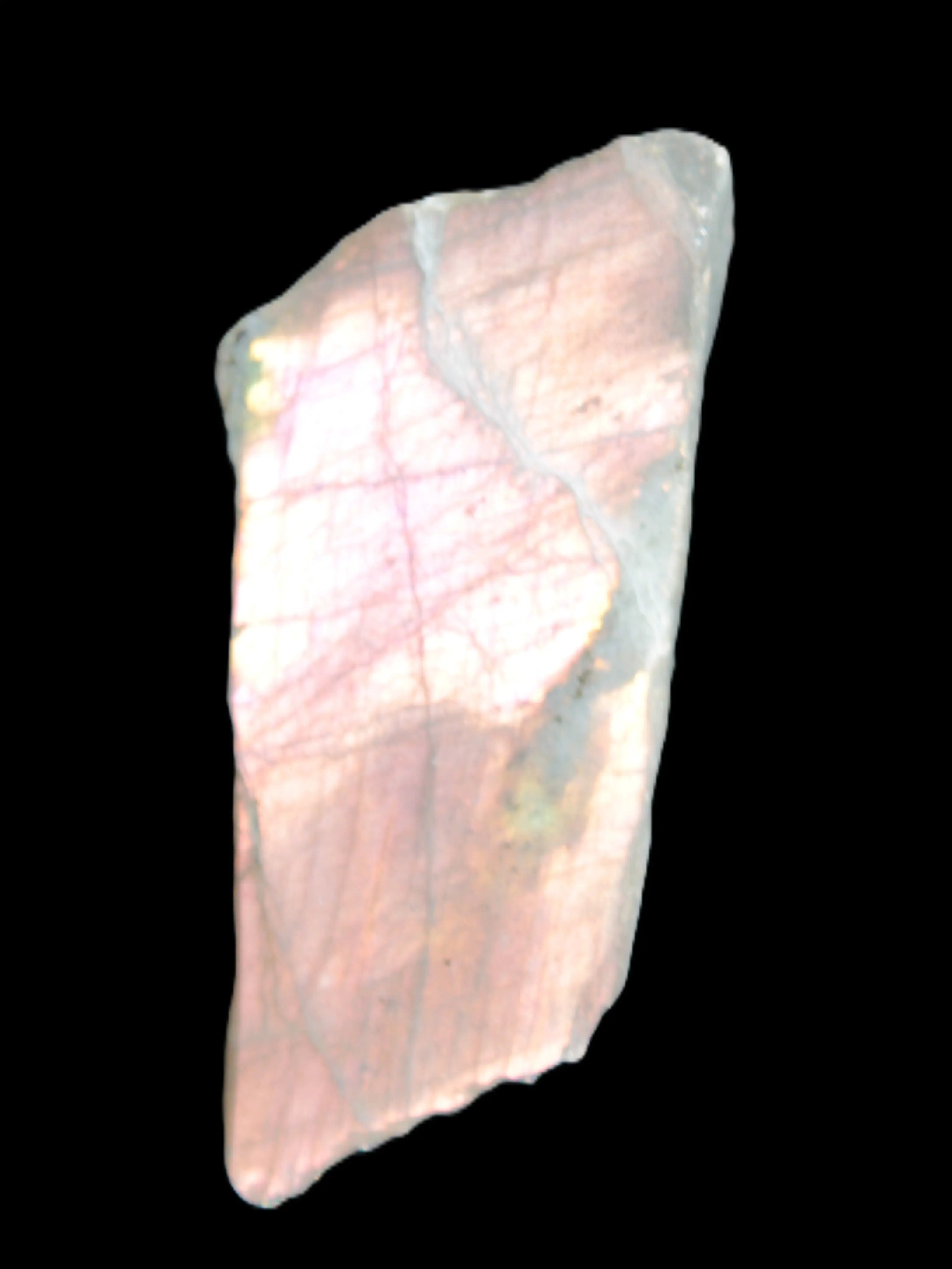 Violet flash Labradorite rough and polished 47g Rocks and Things