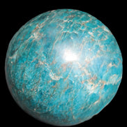 Vivid Blue Apatite sphere 74mm 709g Rocks and Things Store