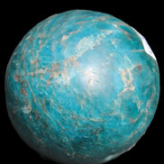 Vivid Blue Apatite sphere 74mm 709g Rocks and Things Store