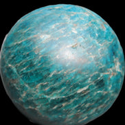 Vivid Blue Apatite sphere 74mm 709g Rocks and Things Store