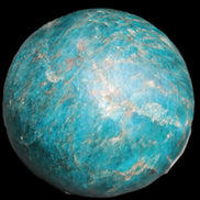 Vivid Blue Apatite sphere 74mm 709g Rocks and Things Store