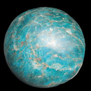 Vivid Blue Apatite sphere 74mm 709g Rocks and Things Store