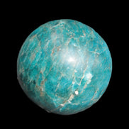 Vivid Blue Apatite sphere 74mm 709g Rocks and Things Store