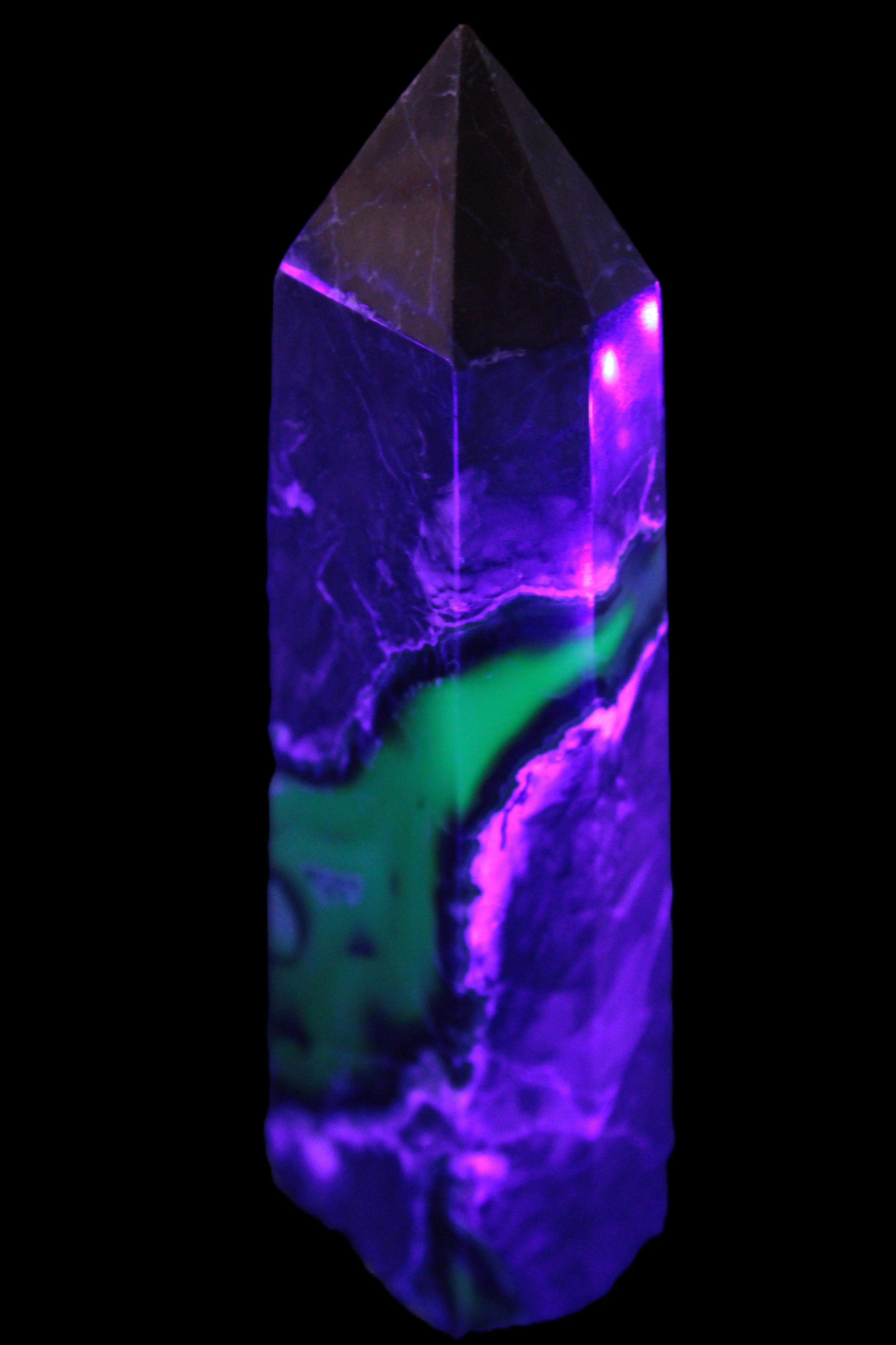 Volcano Agate obelisk 143mm 328g Rocks and Things