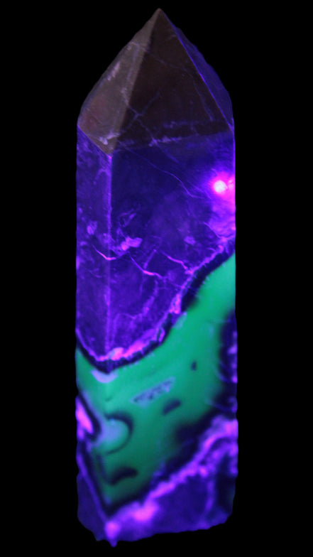 Volcano Agate obelisk 143mm 328g Rocks and Things