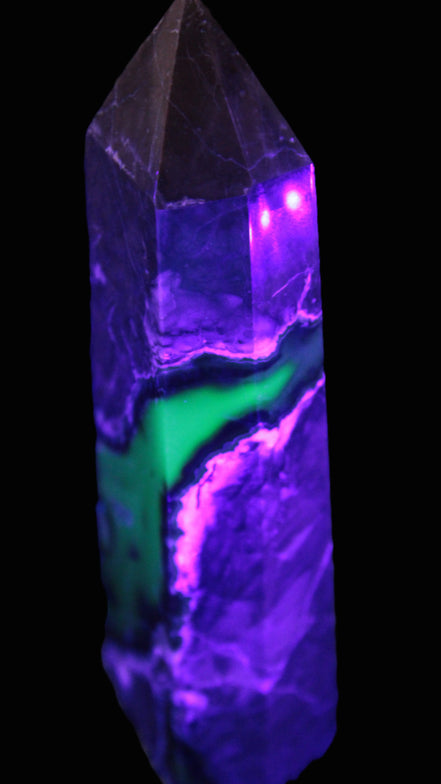 Volcano Agate obelisk 143mm 328g Rocks and Things