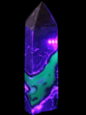 Volcano Agate obelisk 143mm 328g Rocks and Things