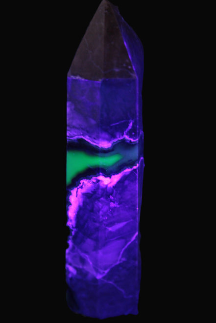 Volcano Agate obelisk 143mm 328g Rocks and Things