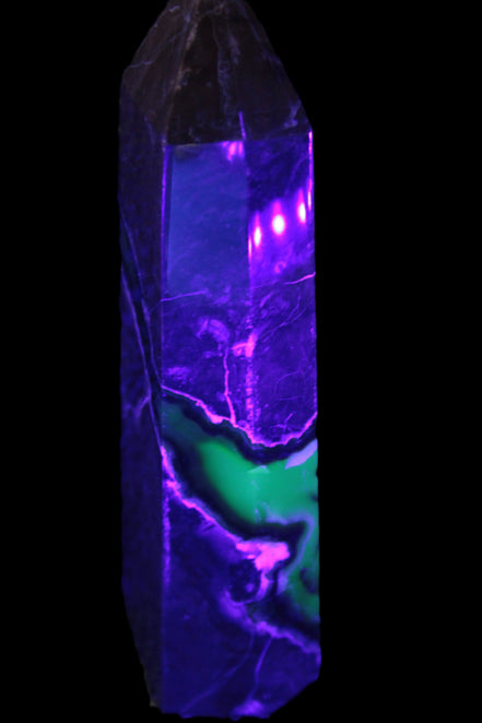 Volcano Agate obelisk 143mm 328g Rocks and Things