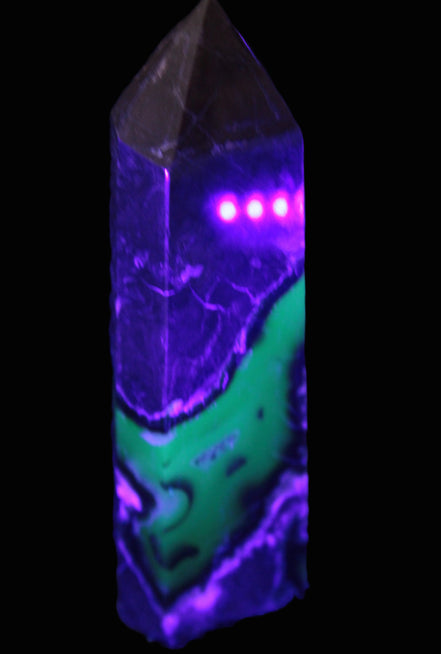 Volcano Agate obelisk 143mm 328g Rocks and Things