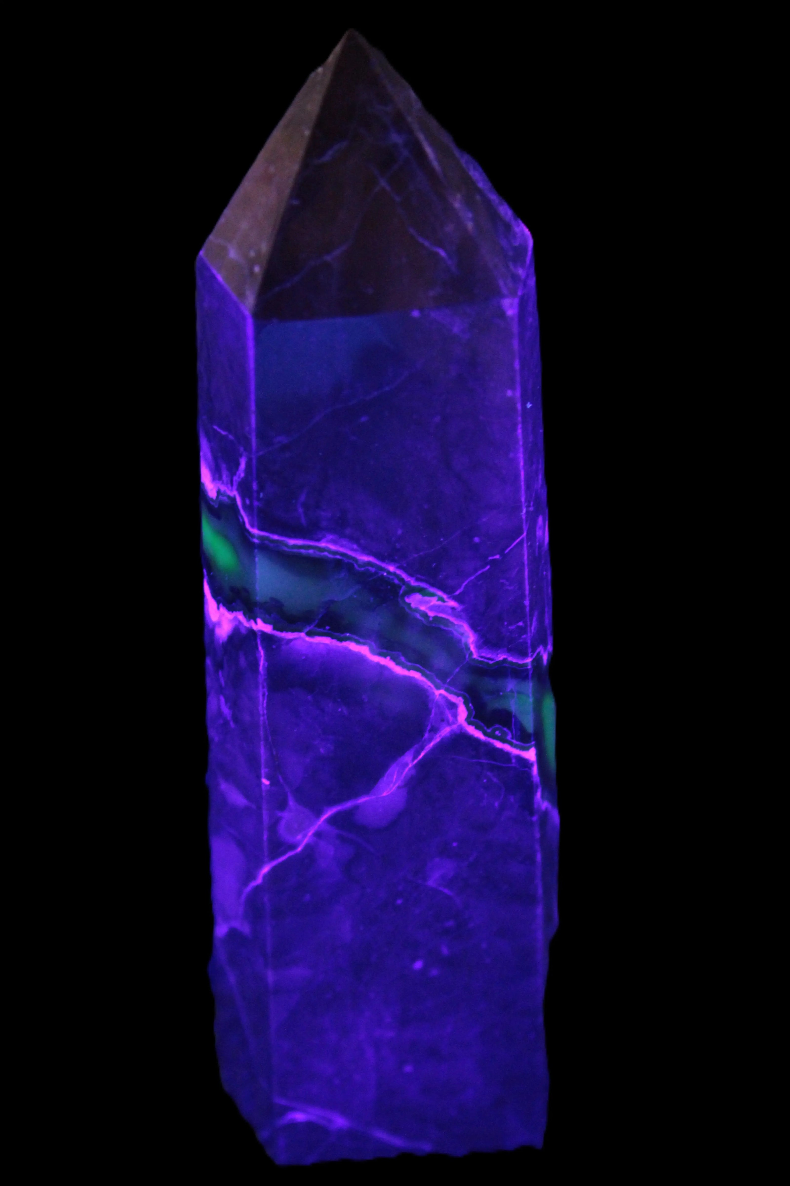 Volcano Agate obelisk 143mm 328g Rocks and Things