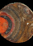 Warring States Carnelian red silk banded Agate 84g in sunlight - Rocks and Things Store