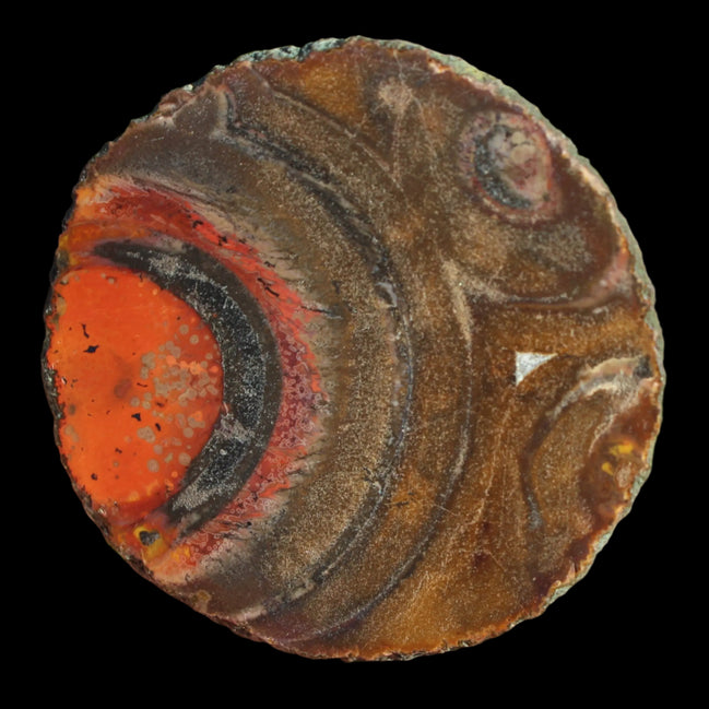 Warring States Carnelian red silk banded Agate 84g in sunlight - Rocks and Things Store