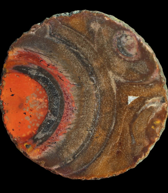 Warring States Carnelian red silk banded Agate 84g in sunlight - Rocks and Things Store