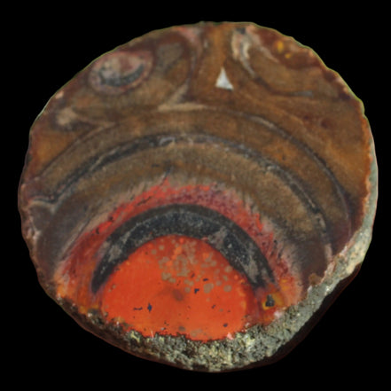 Warring States Carnelian red silk banded Agate 84g in sunlight - Rocks and Things Store
