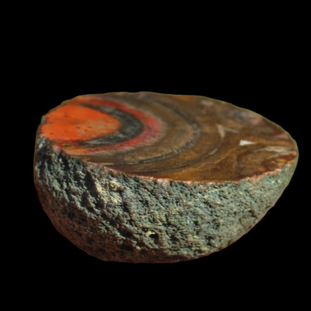 Warring States Carnelian red silk banded Agate 84g in sunlight - Rocks and Things Store