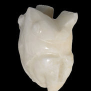 White Calcite hand-carved Frog 243g Rocks and Things