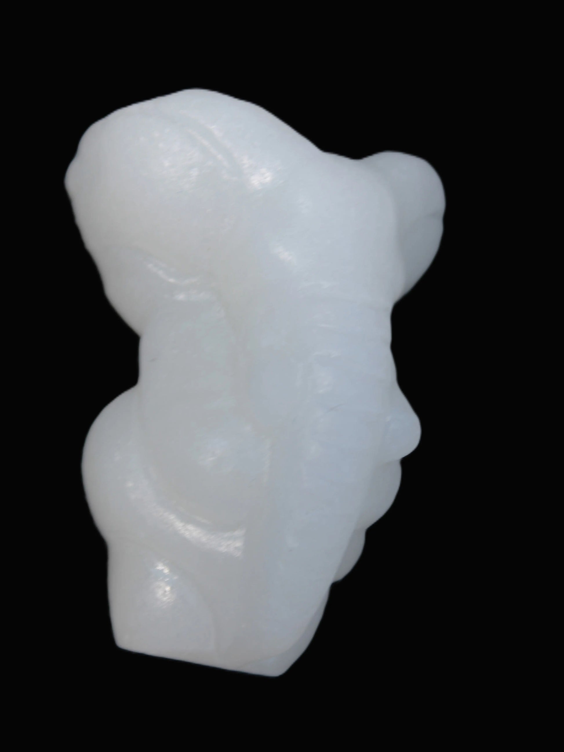 White Jade hand-carved elephant 98g Rocks and Things