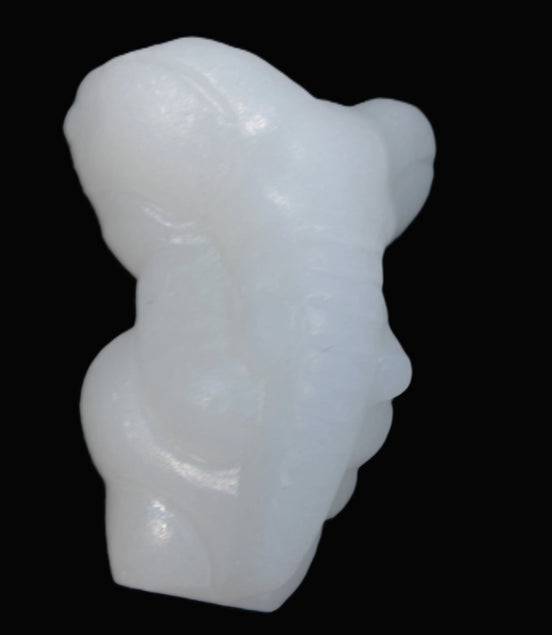 White Jade hand-carved elephant 98g Rocks and Things