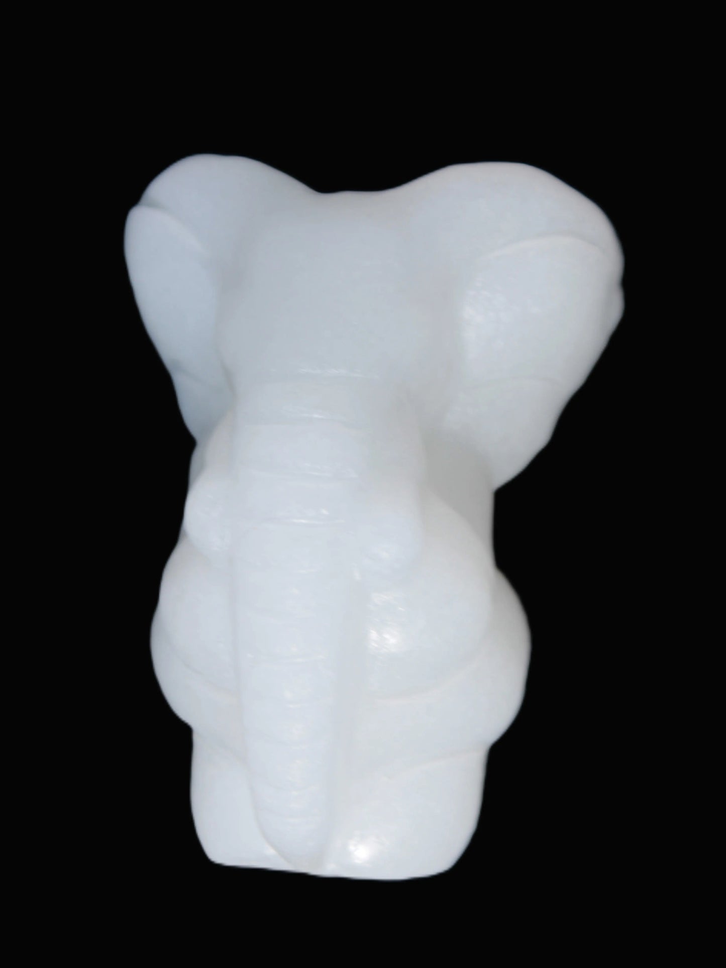 White Jade hand-carved elephant 98g Rocks and Things