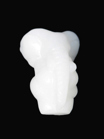 White Jade hand-carved elephant 98g Rocks and Things