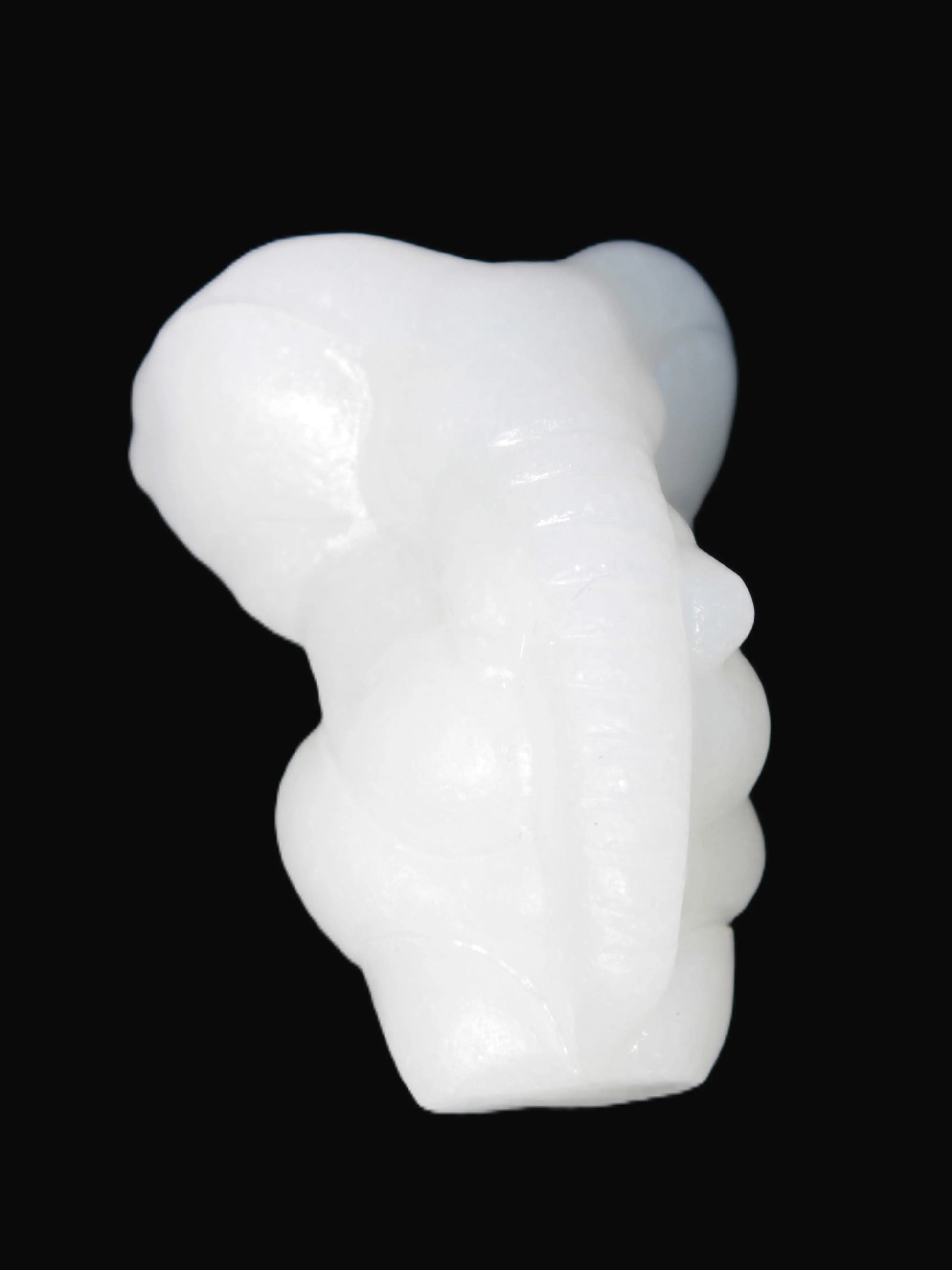 White Jade hand-carved elephant 98g Rocks and Things