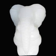 White Jade hand-carved elephant 98g Rocks and Things