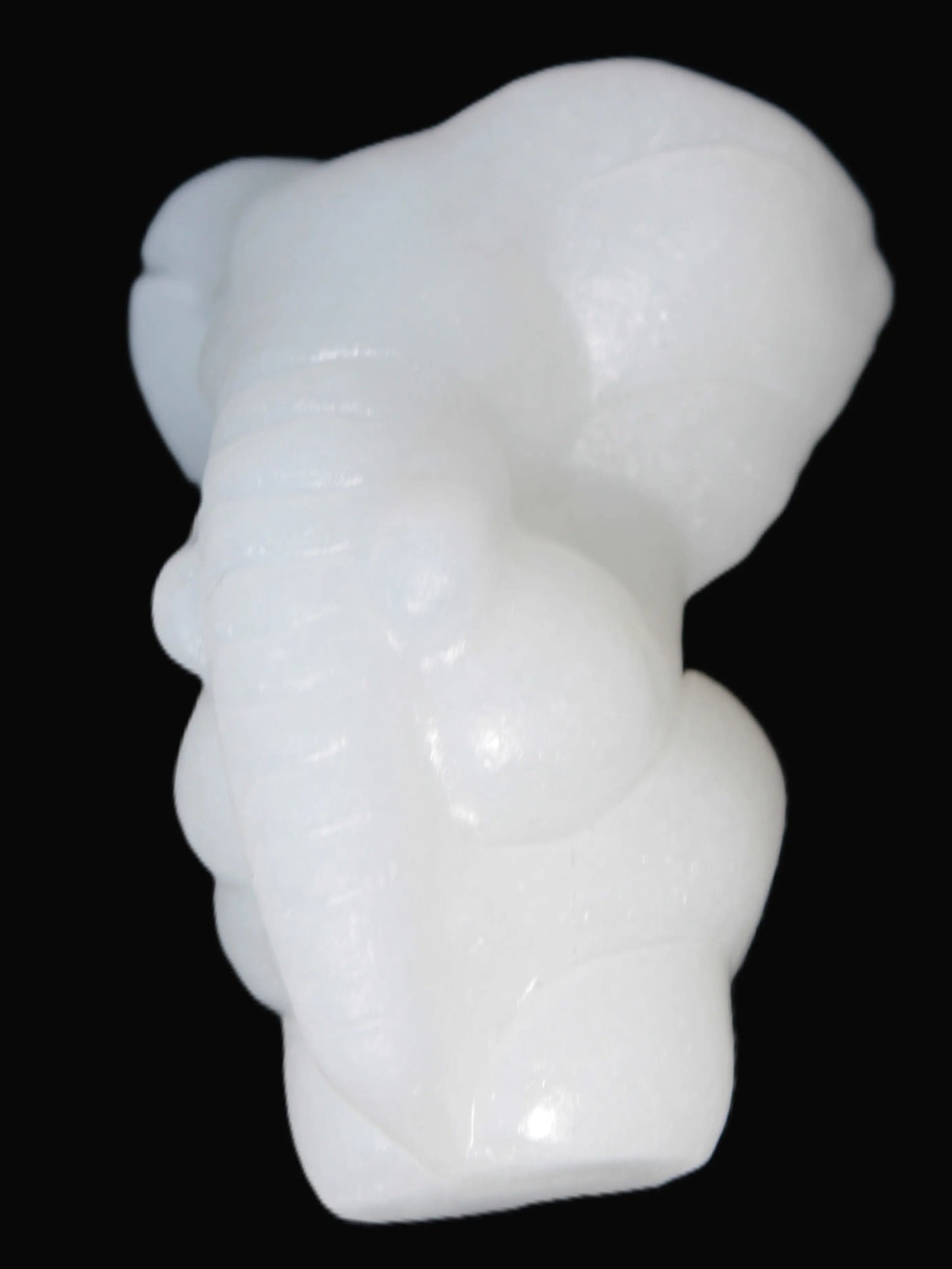 White Jade hand-carved elephant 98g Rocks and Things