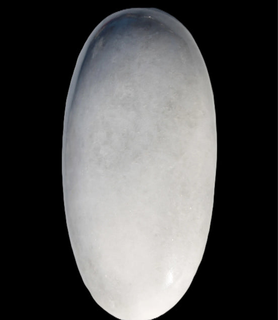 White Jade palm stone from Pakistan 109.8g Rocks and Things Store