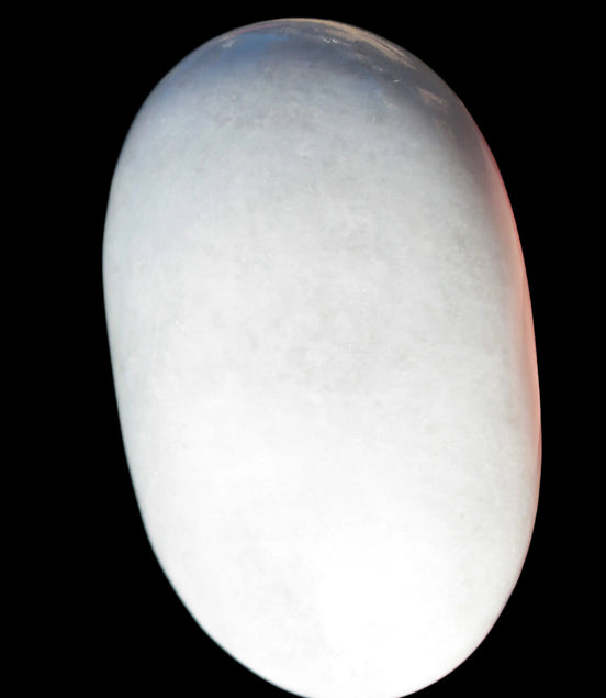 White Jade palm stone from Pakistan 109.8g - Rocks and Things Store