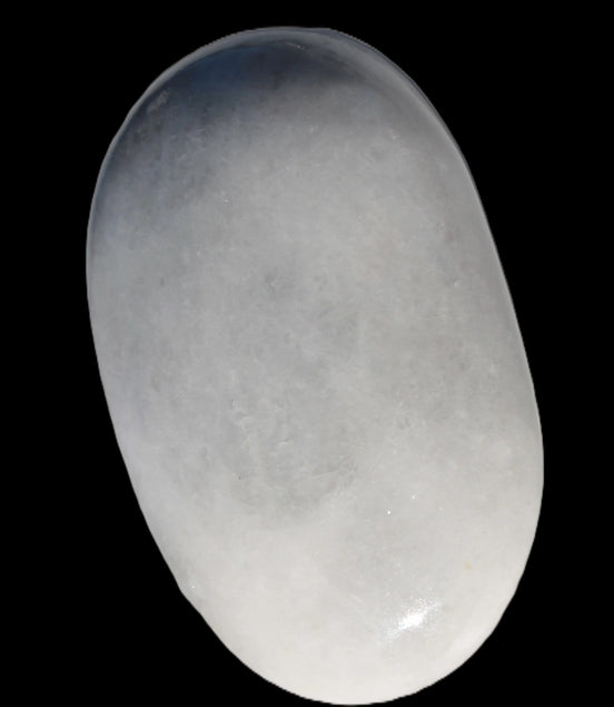 White Jade palm stone from Pakistan 109.8g Rocks and Things Store
