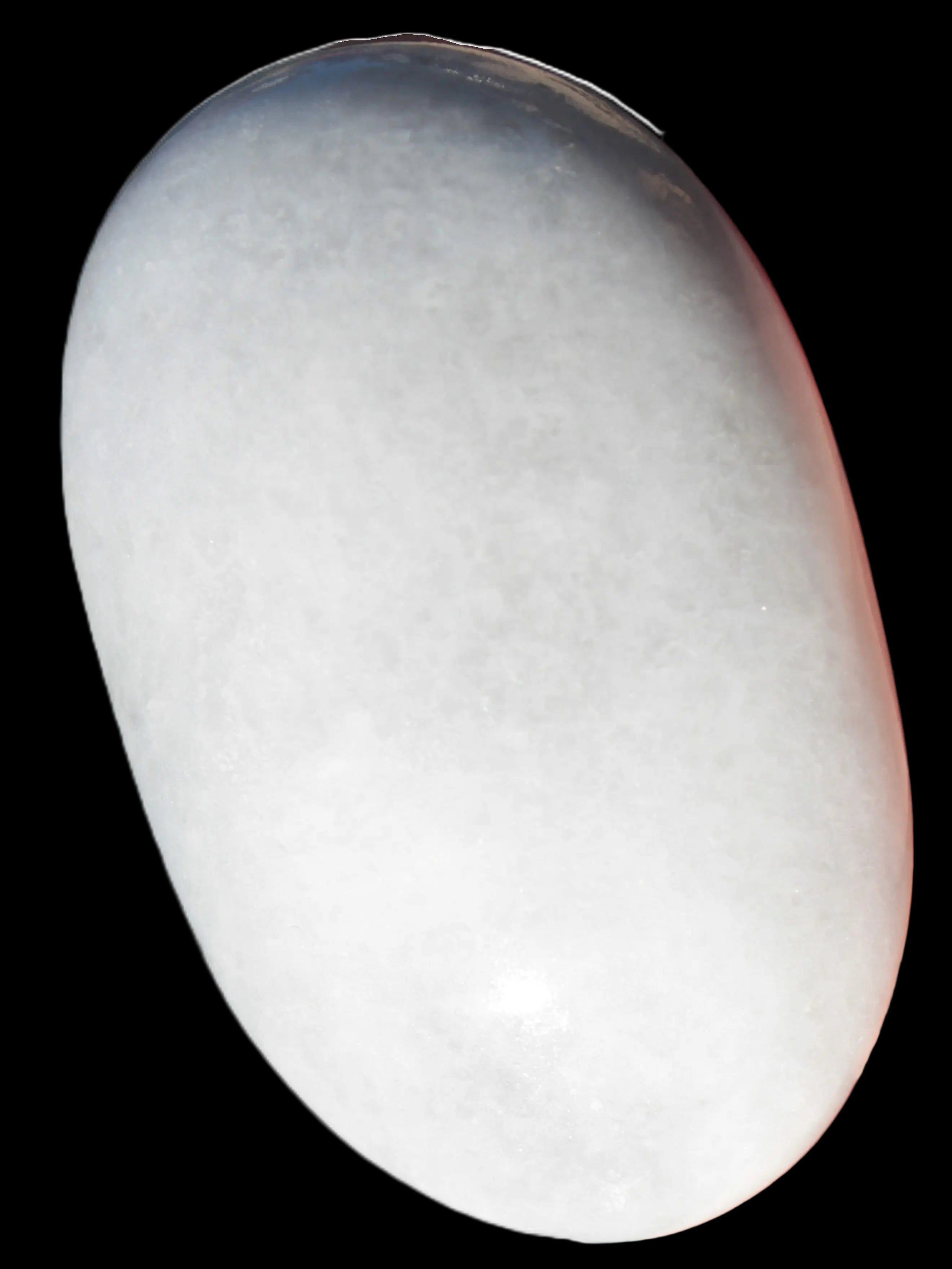 White Jade palm stone from Pakistan 109.8g - Rocks and Things Store